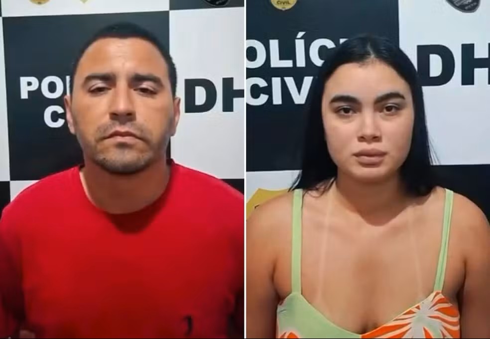 Igor Gustavo Veloso de Souza e Kathellen Moreira foram presos em Palmas — Foto: Divulgação/Instagram Delegado Eduardo Meneses Igor Gustavo Veloso de Souza e Kathellen Moreira foram presos em Palmas — Foto: Divulgação/Instagram Delegado Eduardo Meneses