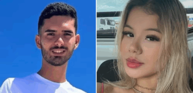 Casal Thor Mariano e Vitória Pellegrini morreram após o acidente — Foto: Divulgação/Redes Sociais
