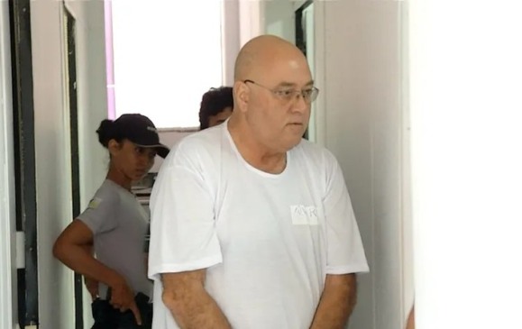 Médico Álvaro Ferreira presta depoimento em Palmas — Foto: TV Anhanguera/Reprodução