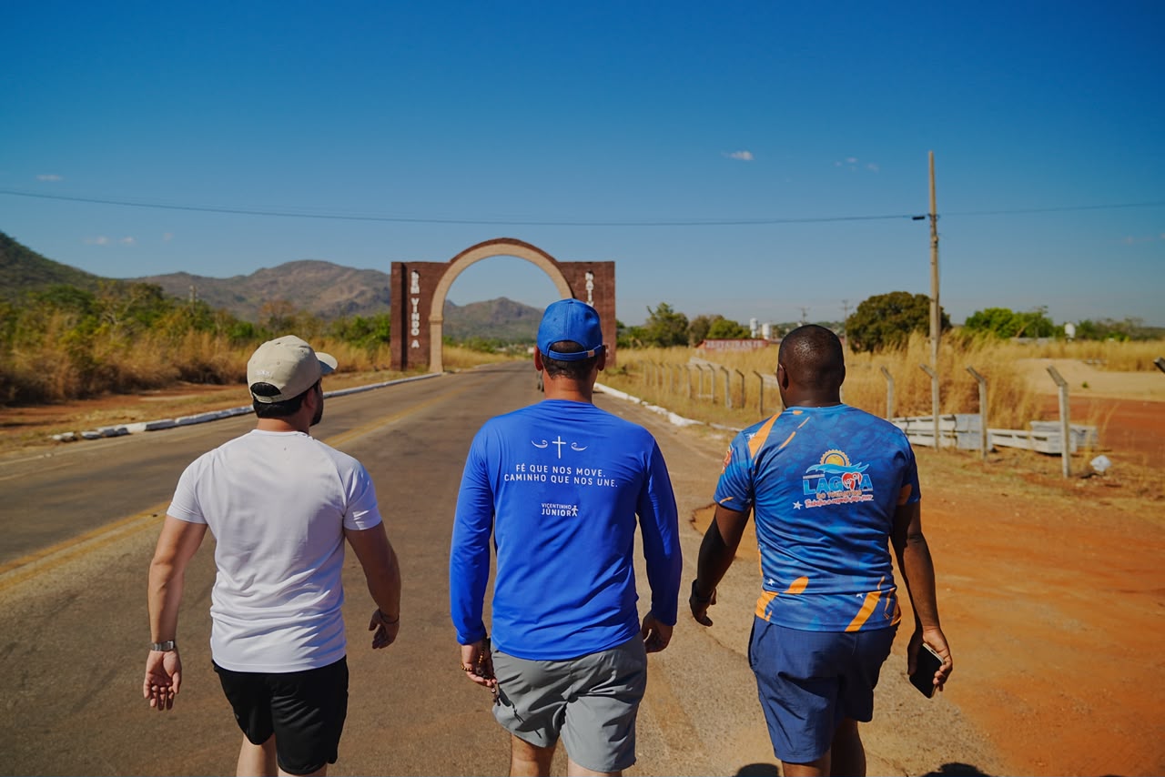 Vicentinho chega a Natividade e percorre os últimos 23 km até o Santuário do Bonfim