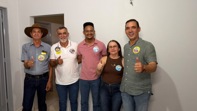 Vicentinho e Amélio ampliam base com apoio de lideranças em Nova Rosalândia