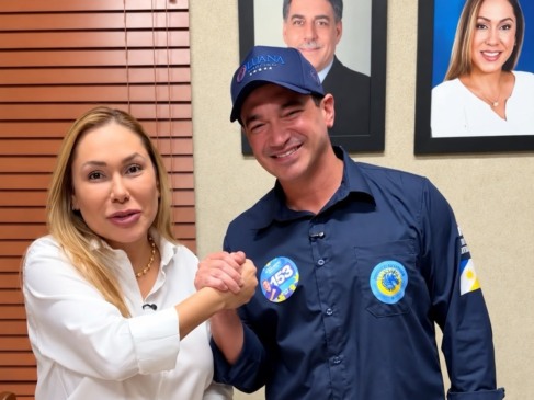 Ex-deputada Luana Ribeiro declara segundo voto para o Senado em Alexandre Guimarães