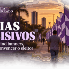 A 15 dias das urnas, &eacute; hora de ir al&eacute;m dos wind banners e convencer os indecisos