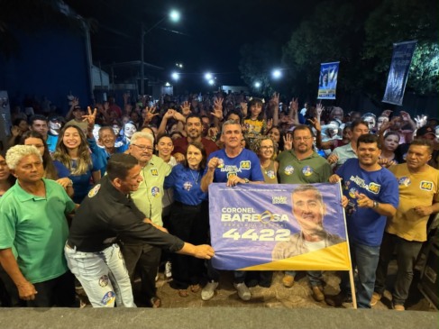 Coronel Barbosa faz carreata e reúne lideranças ao lado de Atos Gomes em Presidente Kennedy