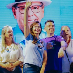 Dorinha em Aragua&iacute;na: &ldquo;Com essa governadora aqui, lugar de quem bate em mulher &eacute; na cadeia&rdquo;