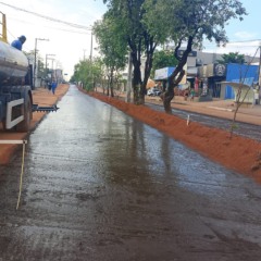Primeiro trecho da Avenida Tocantins fica pronto para receber asfalto em Taquaralto