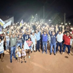  Candidato &agrave; reelei&ccedil;&atilde;o apresentou um balan&ccedil;o dos benef&iacute;cios destinados ao munic&iacute;pio em &aacute;reas como sa&uacute;de e seguran&ccedil;a p&uacute;blica - Foto: Ascom/Olyntho