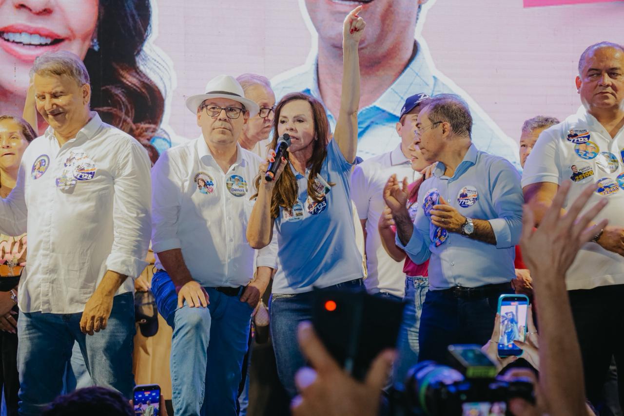 Dorinha em Araguaína: “Com essa governadora aqui, lugar de quem bate em mulher é na cadeia”