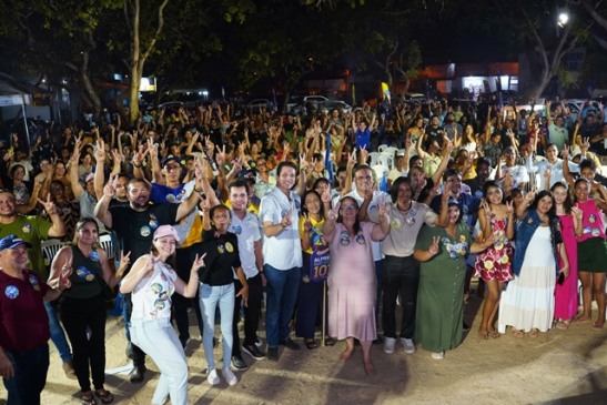 Encontro no setor Irmã Dulce reuniu lideranças e moradores de Palmas em apoio à campanha de Olyntho - Foto: Ascom/Olyntho