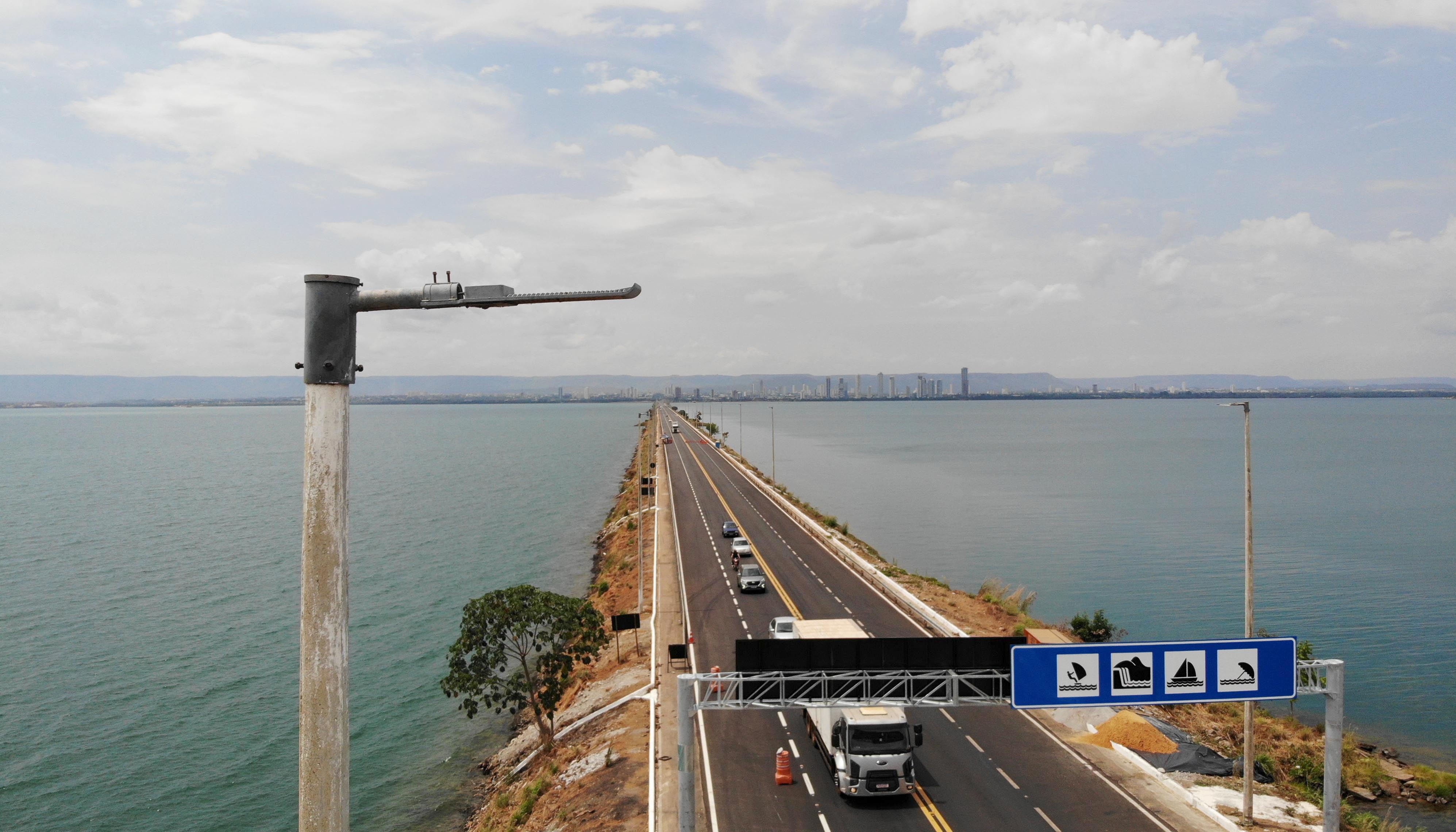 Ponte entre Palmas e Luzimangues terá iluminação solar