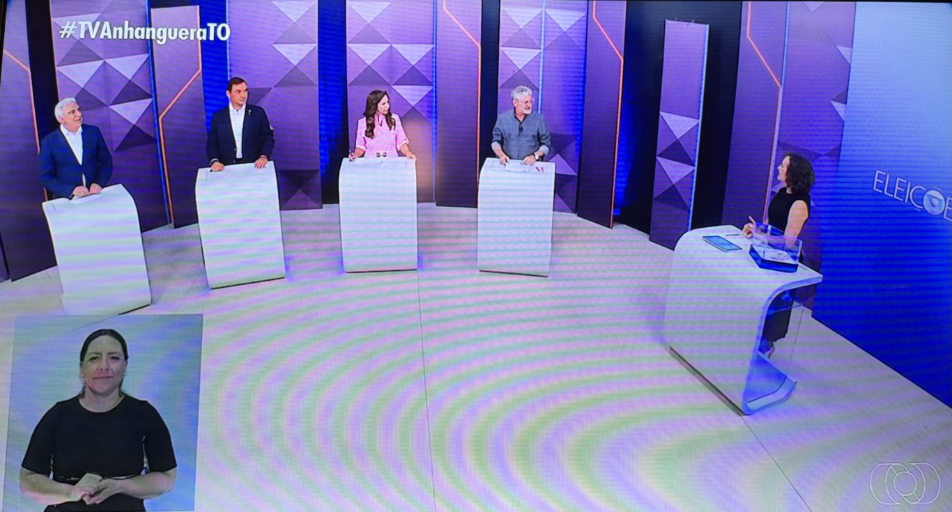 1º bloco do debate tem embate entre Vicentinho e Laurez como ponto alto 