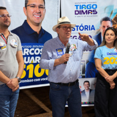 Em Aragua&iacute;na, Dimas defende obras estruturantes e ressalta import&acirc;ncia da escolha para o Senado