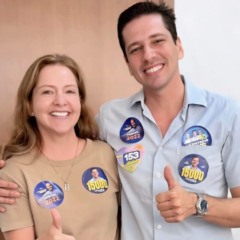 Suplente de vereadora na capital, Ana Berenice Popula&ccedil;&atilde;o anunciou apoio &agrave; reelei&ccedil;&atilde;o do deputado estadual Olyntho Neto (MDB) e &agrave; elei&ccedil;&atilde;o do candidato a deputado federal Sandoval Cardoso (PODE). - Foto: Ascom/Olyntho