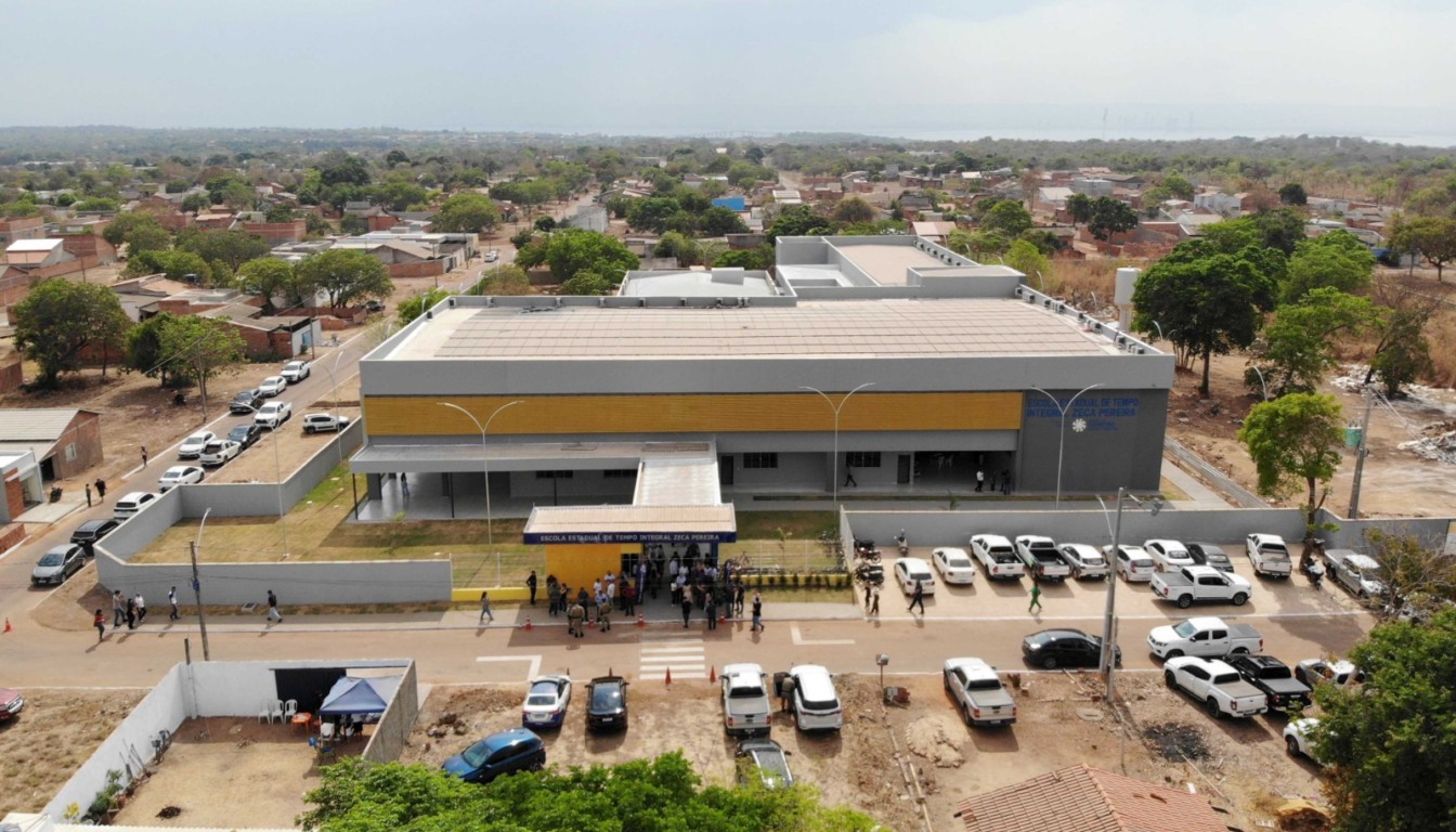 Luzimangues ganha primeira escola estadual de tempo integral com 700 vagas; 2ª etapa terá áreas esportivas Luzimangues ganha primeira escola estadual de tempo integral com 700 vagas; 2ª etapa terá áreas esportivas