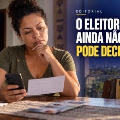 Faltam 26 dias: O eleitor que ainda n&atilde;o decidiu pode decidir tudo