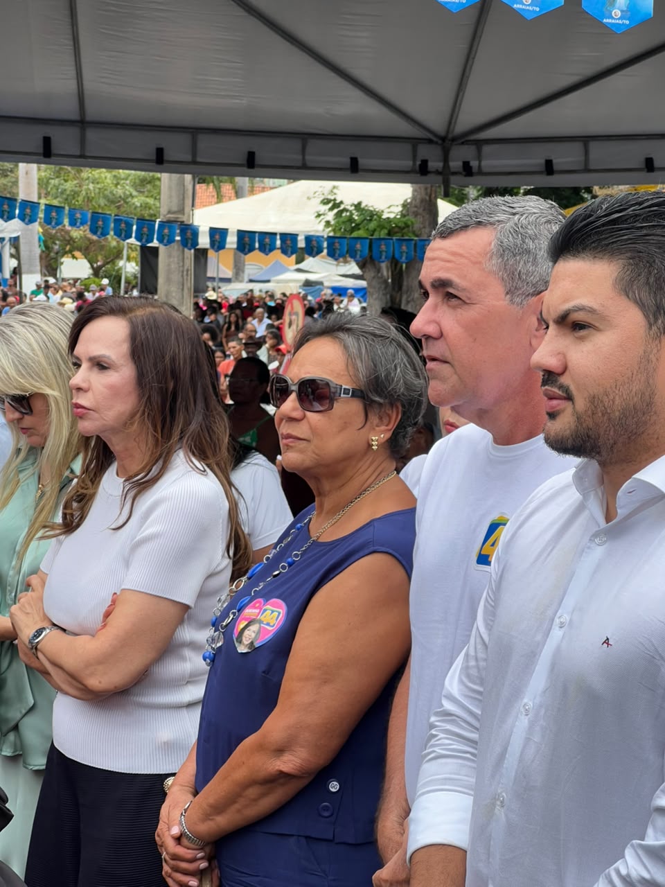Coronel Barbosa participa da Festa de Nossa Senhora dos Remédios ao lado de Dorinha e Atos Gomes em Arraias