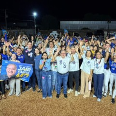 Em dobradinha em Palmas, Vanda e Jair Farias re&uacute;nem apoiadores em grande encontro: &ldquo;mostramos a for&ccedil;a do povo&rdquo;