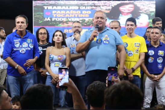 Em Paraíso, Eduardo Gomes destaca R$ 61 milhões destinados ao município e projeta ampliar recursos