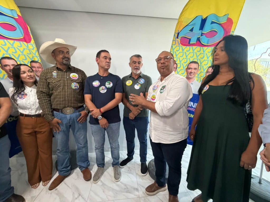 Candidatos a estadual, Virgílio Azevedo do SD e George França do PV anunciam apoio a Vicentinho Junior para o governo Candidatos a estadual, Virgílio Azevedo do SD e George França do PV anunciam apoio a Vicentinho Junior para o governo