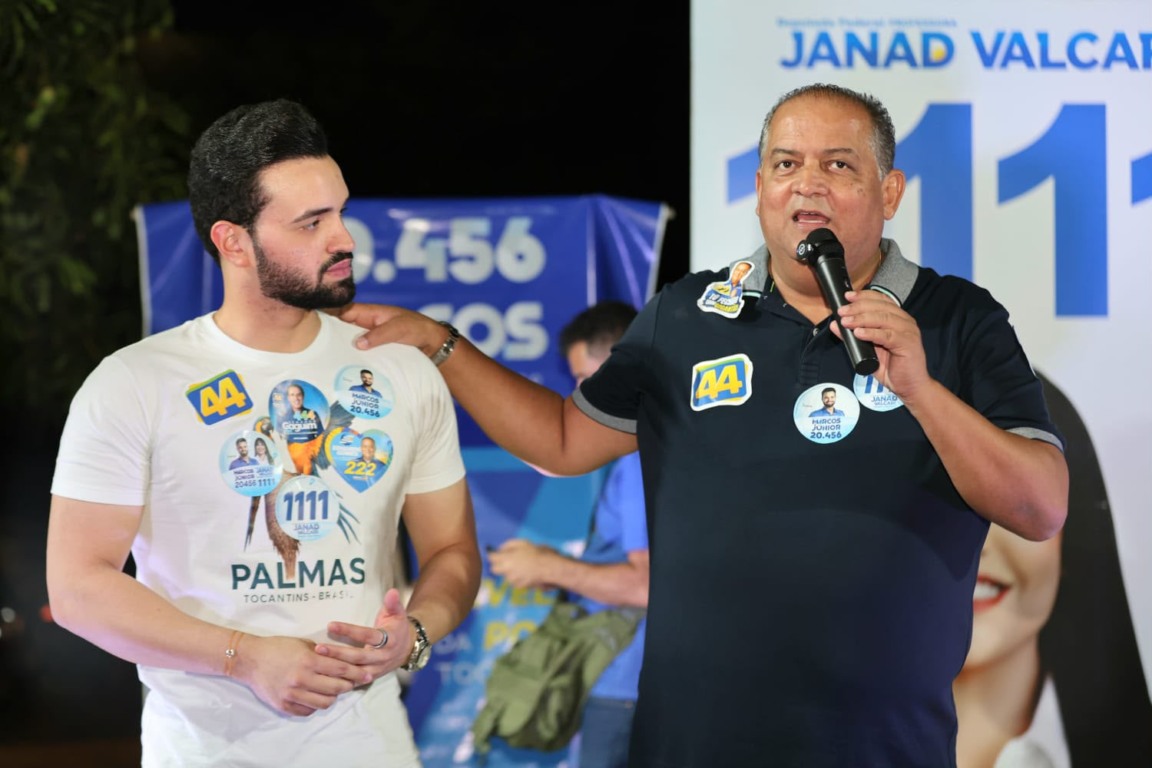 Eduardo Gomes projeta eleição de Marcos Júnior como deputado mais jovem do Tocantins Eduardo Gomes projeta eleição de Marcos Júnior como deputado mais jovem do Tocantins