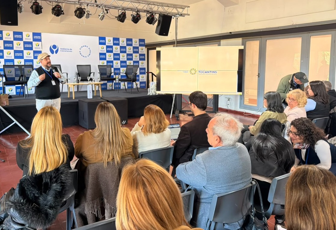 Apresentação do destino Tocantins pelo jornalista Marco Aurélio Jacob, presidente da Febtur/TO Apresentação do destino Tocantins pelo jornalista Marco Aurélio Jacob, presidente da Febtur/TO