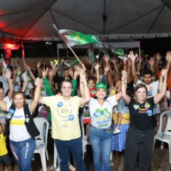 Do Sudeste &agrave; regi&atilde;o Norte, Claudia Lelis intensifica campanha e chega a Aragua&iacute;na para fortalecer alian&ccedil;as na reta final