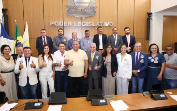 Eduardo Gomes é recebido na Câmara de Palmas onde iniciou trajetória; ampla maioria dos vereadores intensifica mobilização por sua reeleição