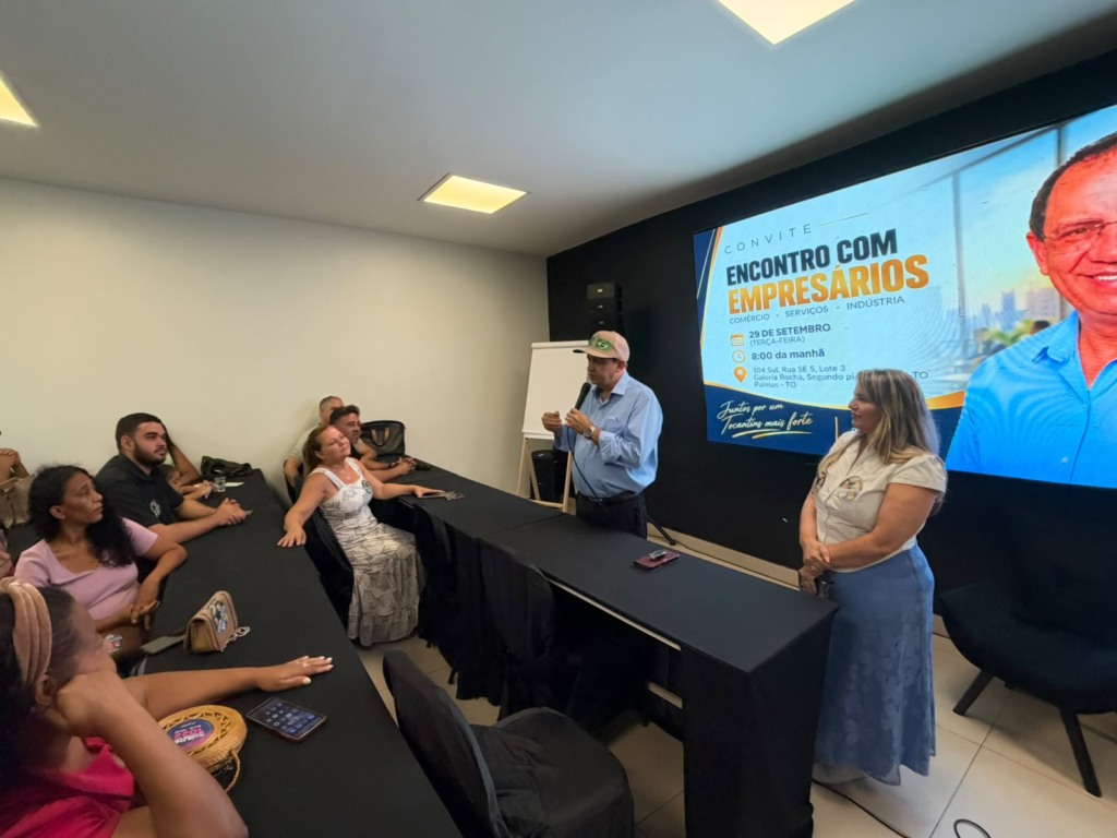 Eli Borges se reúne com empresários de Palmas e recebe declarações de apoio Eli Borges se reúne com empresários de Palmas e recebe declarações de apoio
