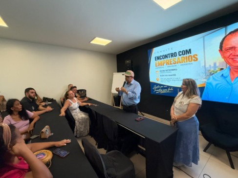 Eli Borges se reúne com empresários de Palmas e recebe declarações de apoio