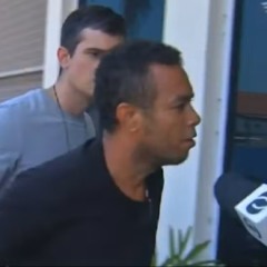 Suspeito foi preso pela Pol&iacute;cia Civil &mdash; Foto: Reprodu&ccedil;&atilde;o/TV Anhanguera

