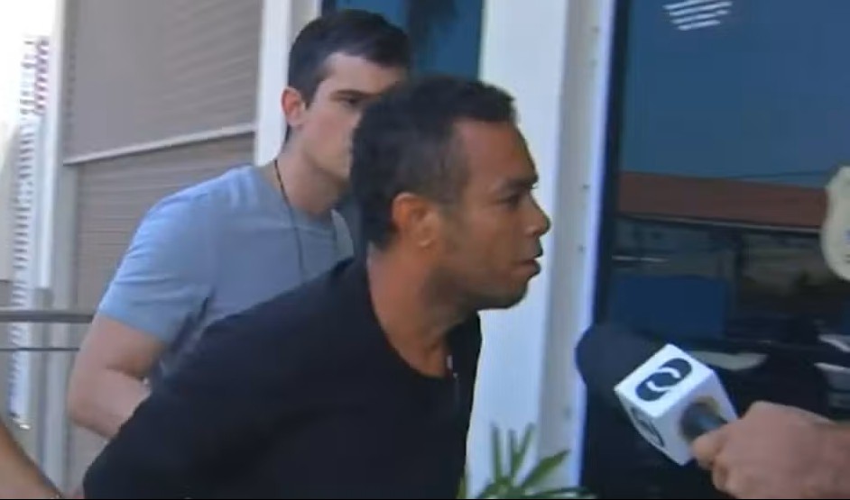 Suspeito foi preso pela Polícia Civil — Foto: Reprodução/TV Anhanguera

