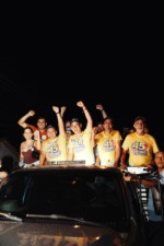 Vicentinho percorre sete munic&iacute;pios, realiza quatro carreatas e encerra agenda com mobiliza&ccedil;&atilde;o em Guara&iacute;
