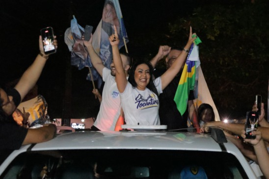Janad Valcari faz história nas urnas como a mais votada do Tocantins e mostra liderança absoluta em Palmas: “Meu coração é só gratidão”