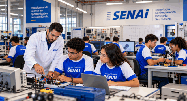 SENAI Tocantins inicia matrículas para cursos técnicos 2027; pesquisa aponta 90% de empregabilidade