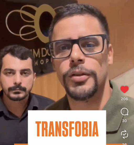 Após denúncia de transfobia em loja de shopping de Palmas, Coletivo Somos cobra investigação e medidas de proteção