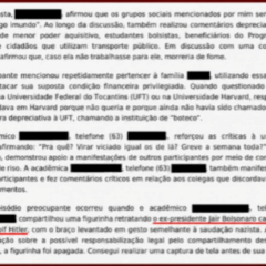 LGBTfobia e refer&ecirc;ncias ao nazismo em grupo universit&aacute;rio de Palmas viram caso de pol&iacute;cia