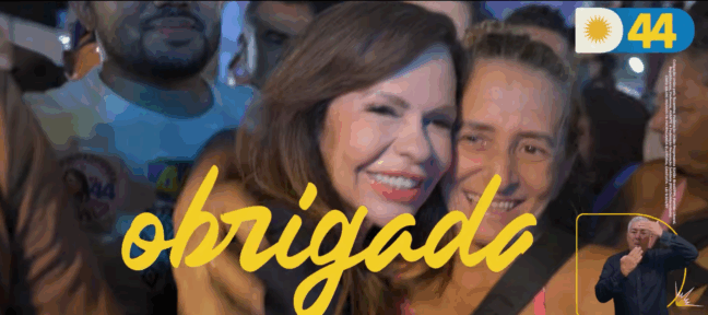 Com Flávio Bolsonaro pedindo voto, Professora Dorinha abre propaganda do segundo turno: “De braços abertos para quem vai chegar”