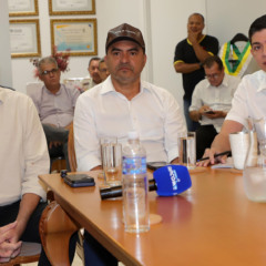 Reuni&atilde;o com representantes do Governo do Estado, da Prefeitura de Para&iacute;so do Tocantins e da BRK discutiu medidas emergenciais para o abastecimento de &aacute;gua - Foto: Ademir dos Anjos/ Governo do Tocantins 