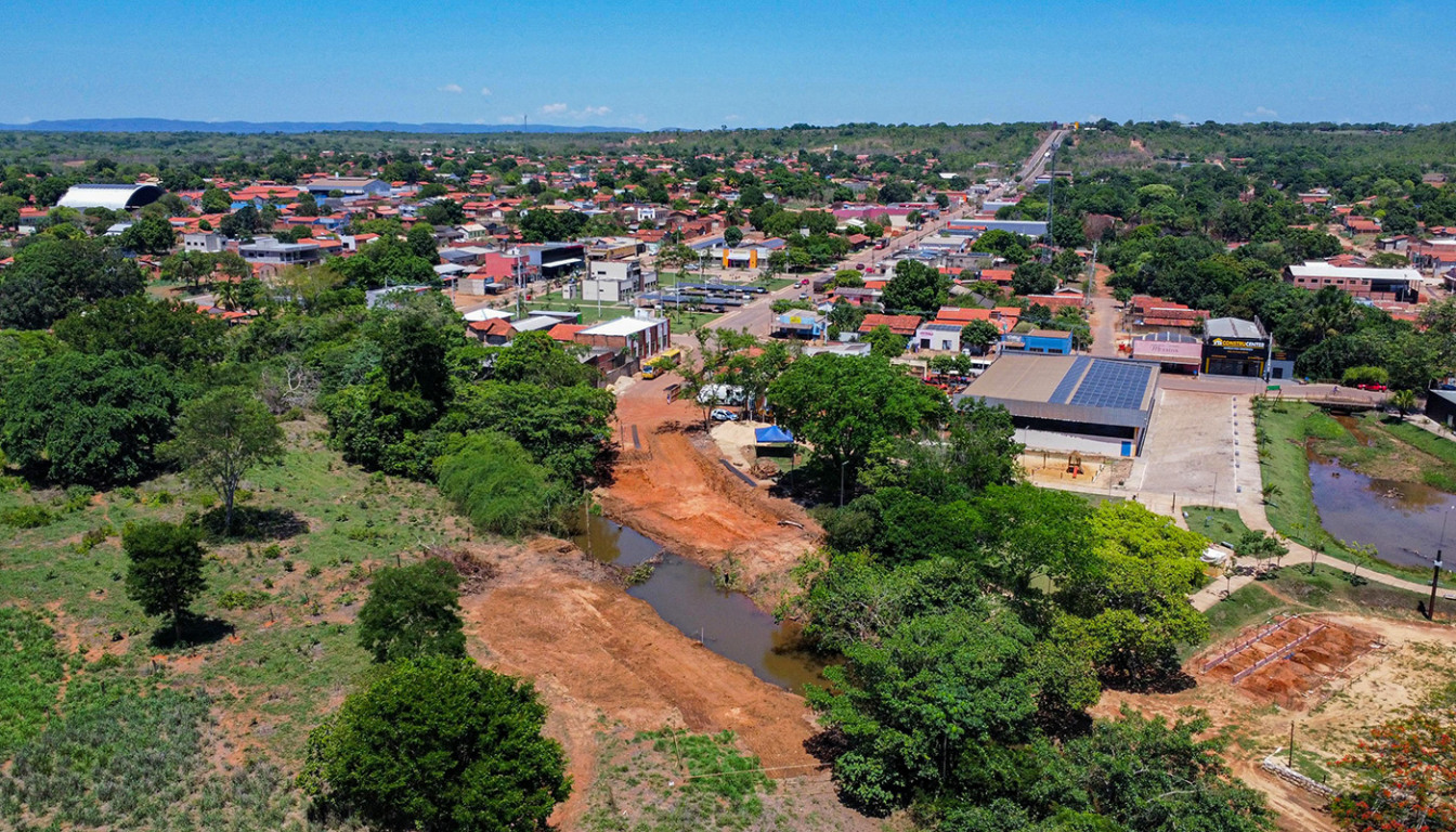 Obras da nova ponte sobre o Rio Negro, na TO-020, em Aparecida do Rio Negro vão ampliar as alternativas de circulação na região - Adilvan Nogueira/Governo do Tocantins Obras da nova ponte sobre o Rio Negro, na TO-020, em Aparecida do Rio Negro vão ampliar as alternativas de circulação na região - Adilvan Nogueira/Governo do Tocantins