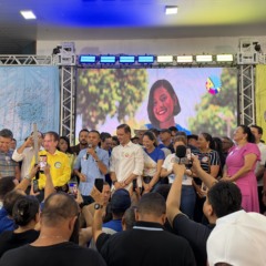Com Dimas, Moisemar, vereadores e ex-candidatos, ato de campanha de Vicentinho &eacute; marcado por discursos afiados