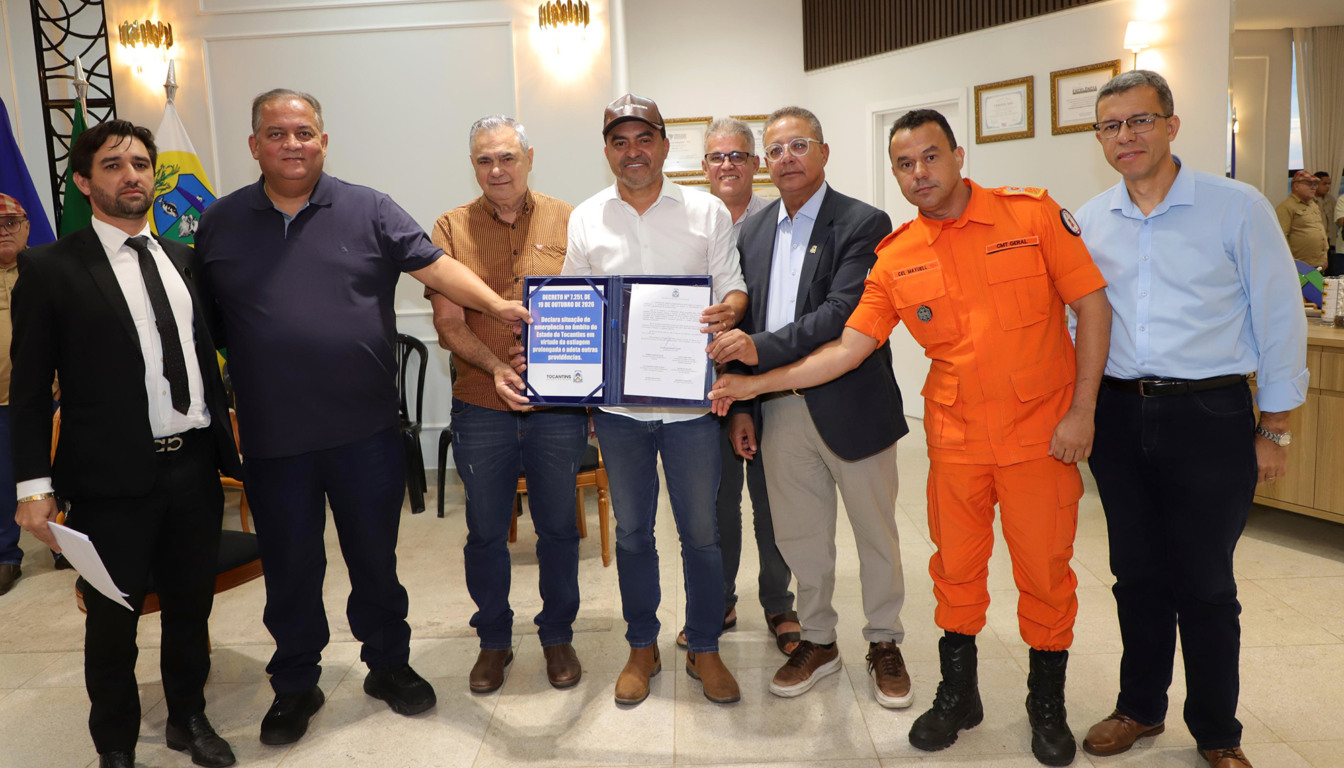 Tocantins decreta situação de emergência por 180 dias após seca atingir 95% do Estado