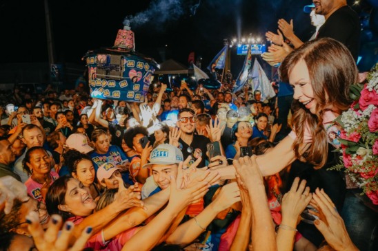 Último comício tem bolo e parabéns: Dorinha faz uma série de agradecimentos e mostra confiança: “vamos ganhar essa eleição não tenho dúvida”