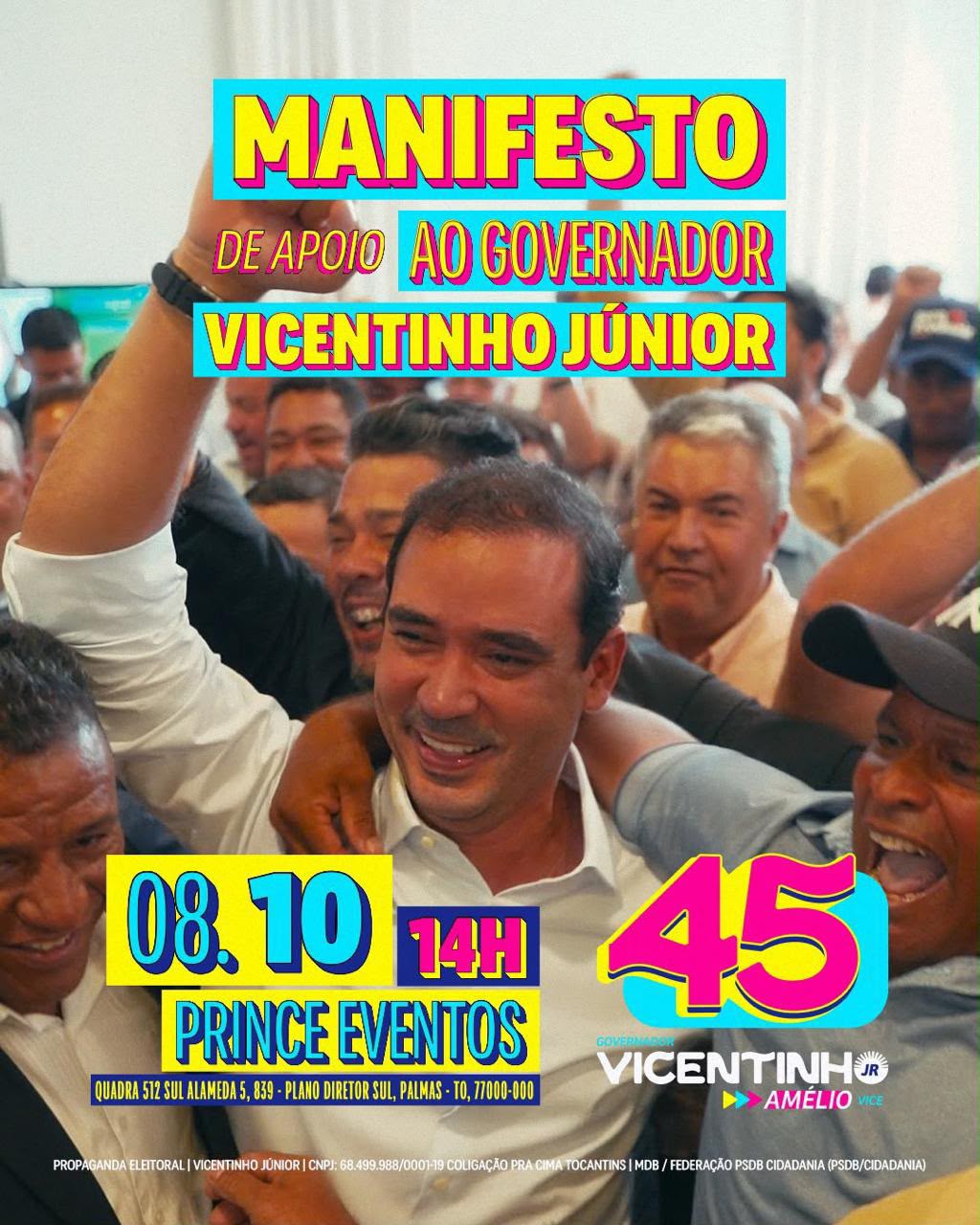 Diretor-geral da Ascam promove manifesto de apoio a Vicentinho nesta quinta-feira