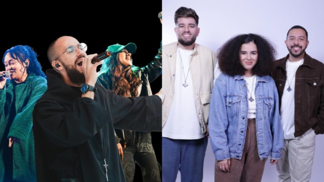 Banda São João Paulo II e Banda Colo de Deus - Fotos: Divulgação assessoria banda