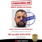 Homem foi preso ap&oacute;s se apresentar &agrave; Pol&iacute;cia Civil
Cr&eacute;dito - Foto: DICOM SSP TO 
