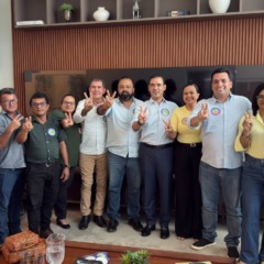 Prefeito, vice e vereadores de Santa Rita declaram apoio a Vicentinho