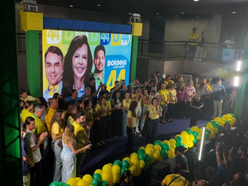 Em Palmas, Michele Bolsonaro pede esforço reforçado pró-Dorinha nestes últimos dias e candidata afirma: “Não tem poder que vai proteger agressor aqui no Tocantins”