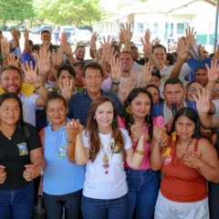 Na aldeia Funil, Dorinha apresenta propostas para educa&ccedil;&atilde;o e sa&uacute;de e promete participa&ccedil;&atilde;o ind&iacute;gena nas decis&otilde;es sobre investimentos