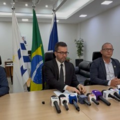 Em coletiva, secret&aacute;rio da SSP fala sobre laudo de 2009 e manda investigar poss&iacute;vel vazamento
