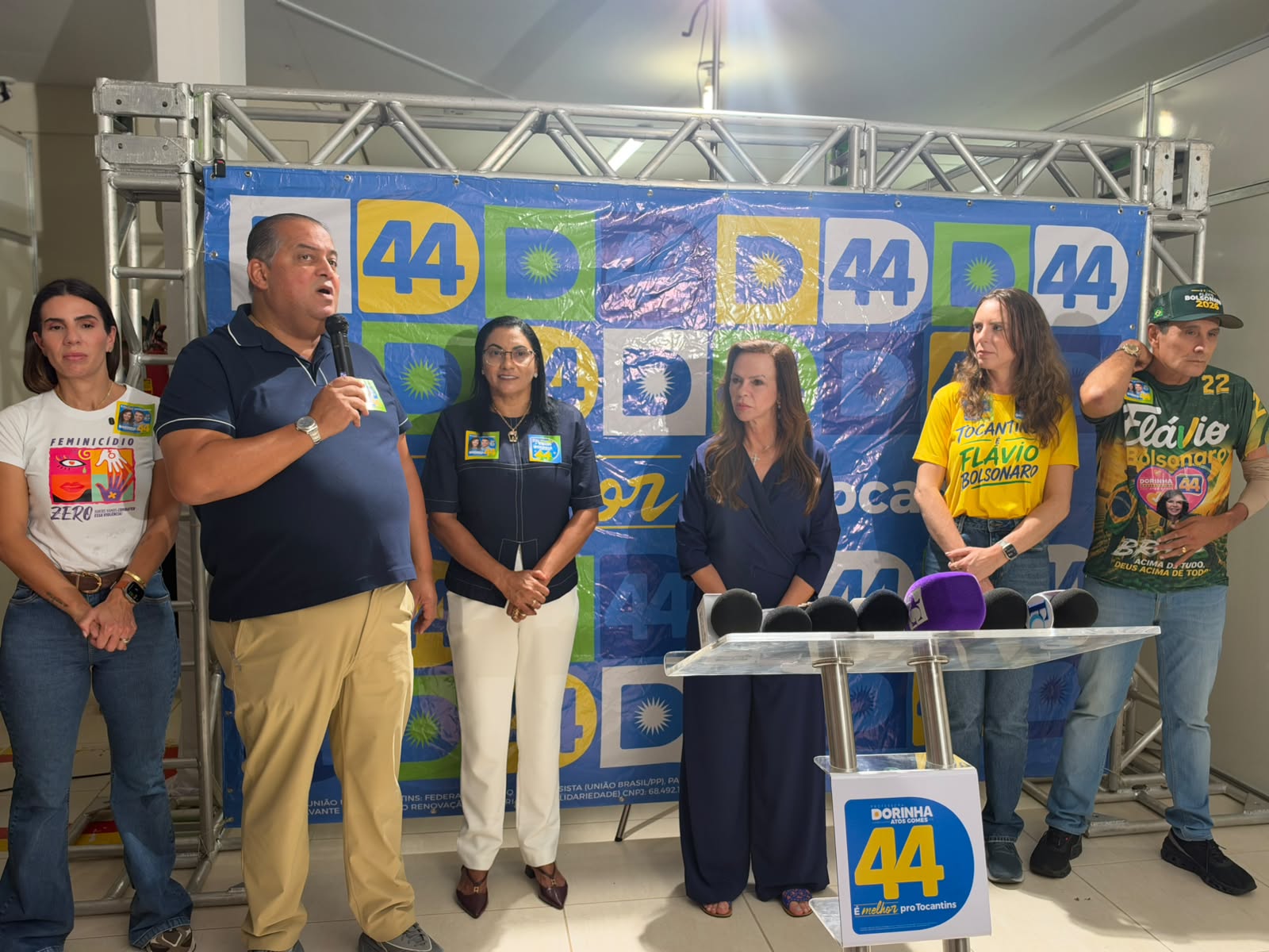 Em coletiva, Eduardo Gomes comenta eleição nacional e no TO: “A expectativa nacional do PL é eleger Dorinha governadora”